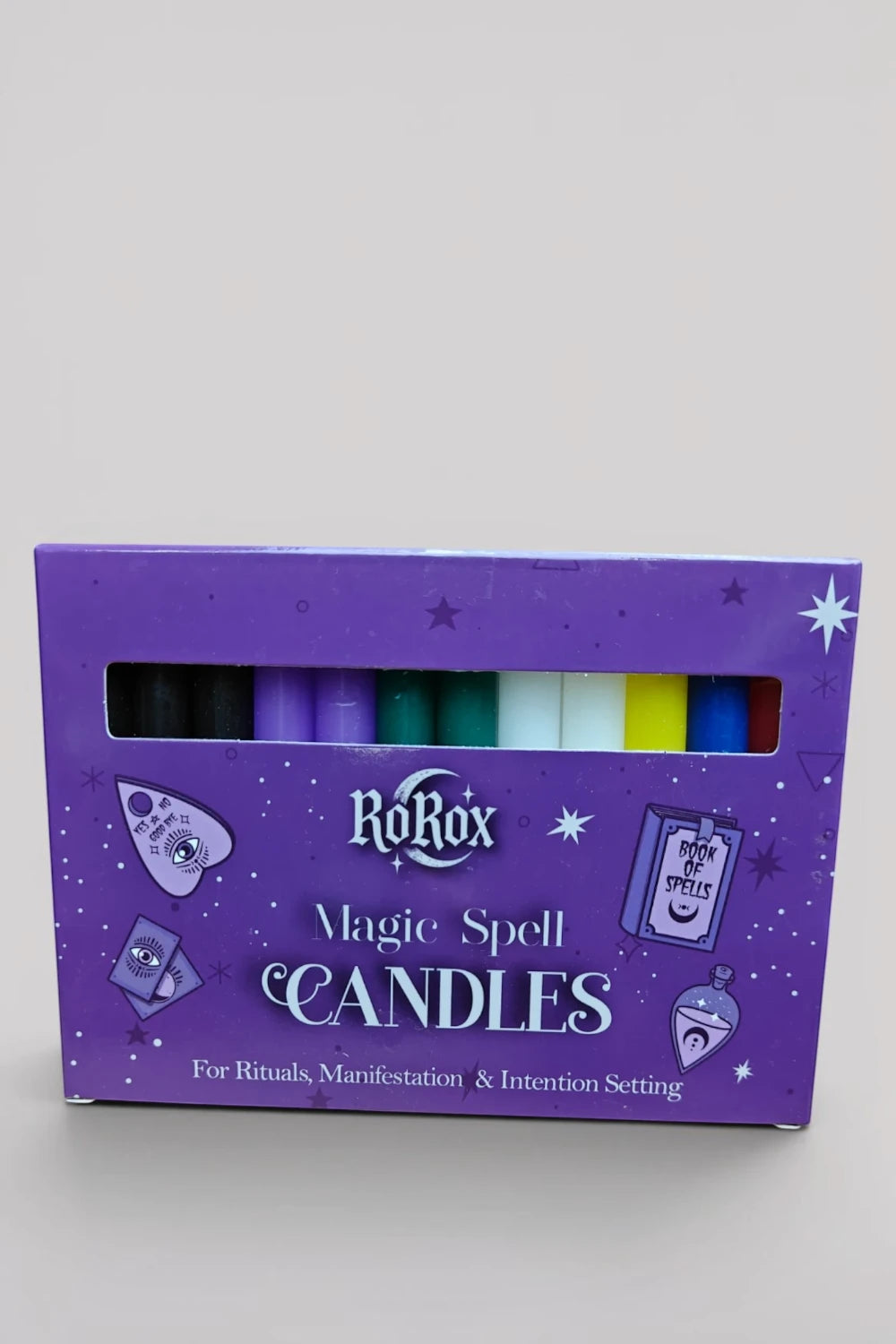 Ro Rox Spell Candles – Box of 12 Altar & Manifestation Candles