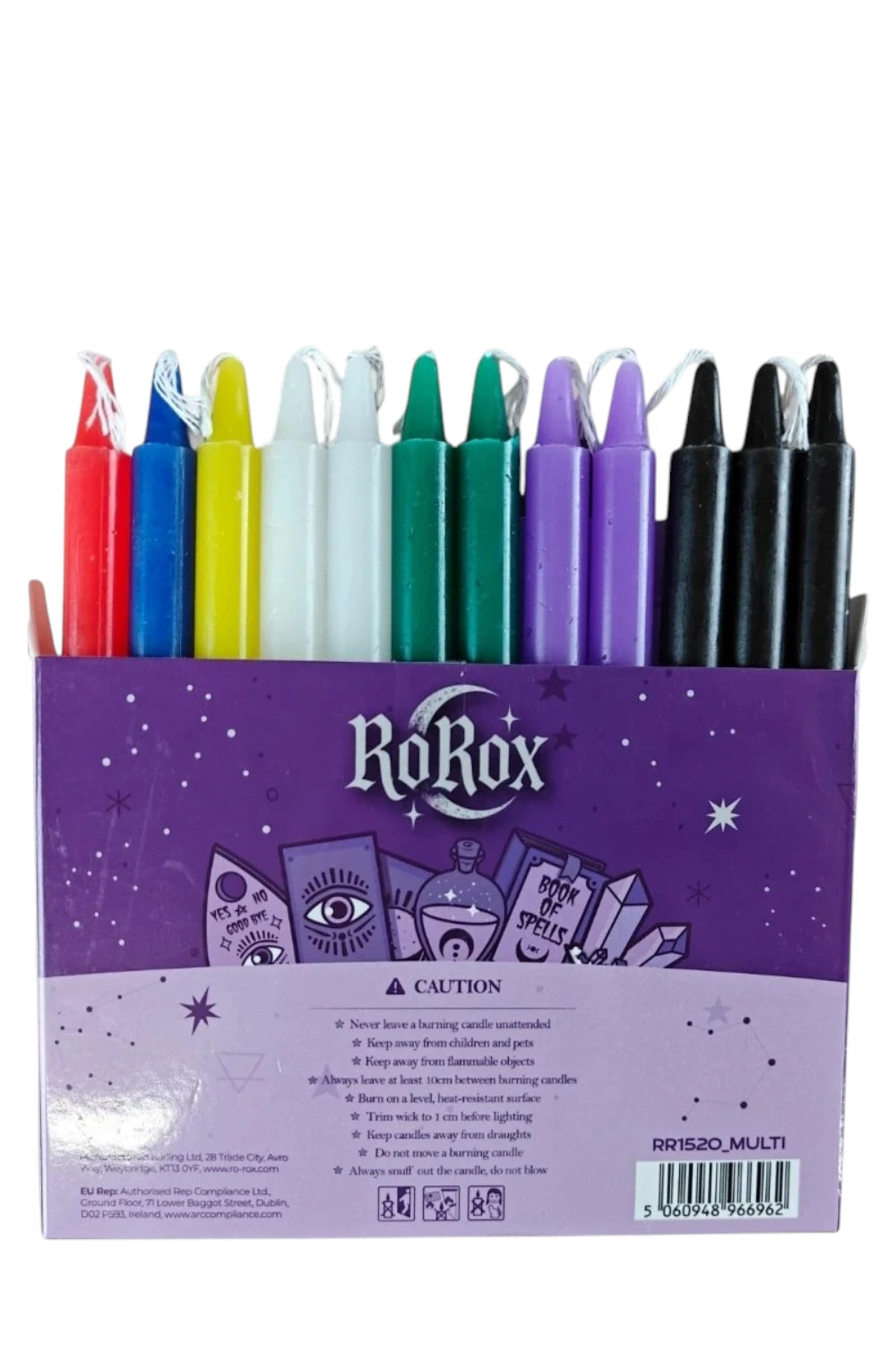 Ro Rox Spell Candles – Box of 12 Altar & Manifestation Candles