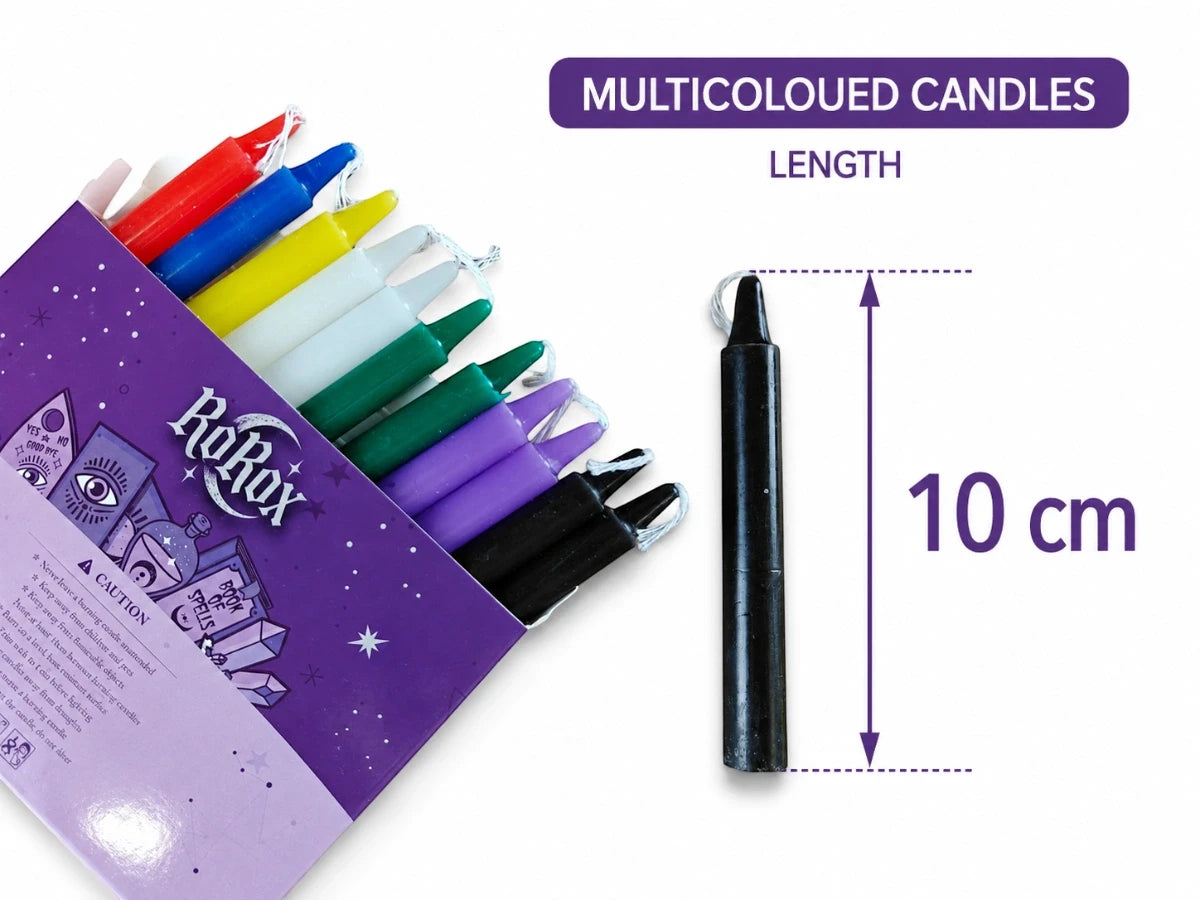 Ro Rox Spell Candles – Box of 12 Altar & Manifestation Candles
