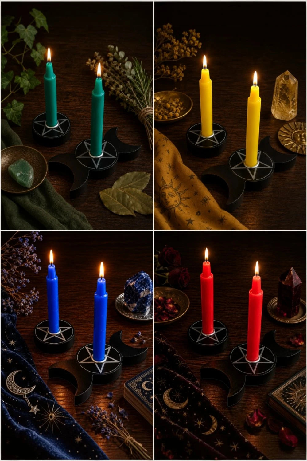 Ro Rox Spell Candles – Box of 12 Altar & Manifestation Candles