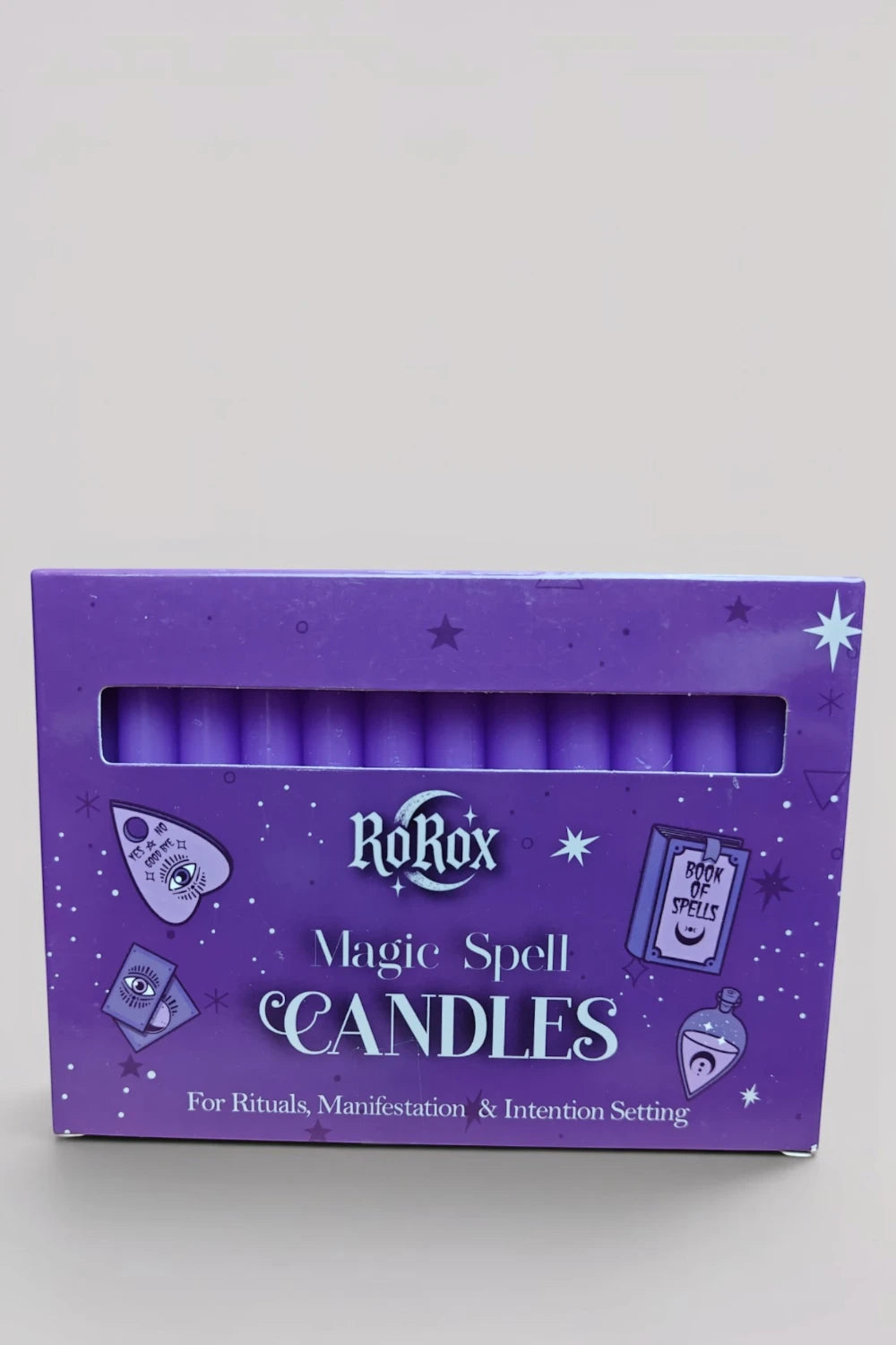 Ro Rox Spell Candles – Box of 12 Altar & Manifestation Candles