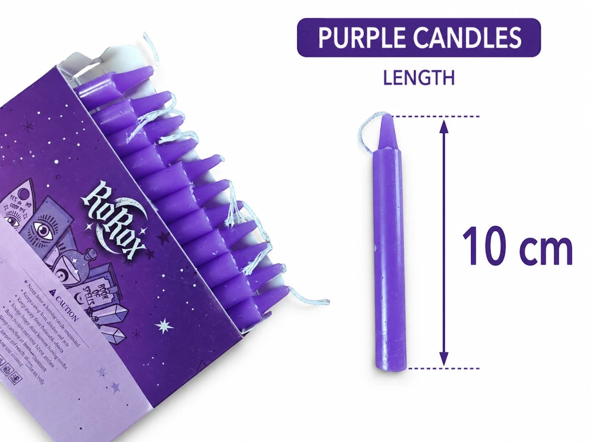 Ro Rox Spell Candles – Box of 12 Altar & Manifestation Candles