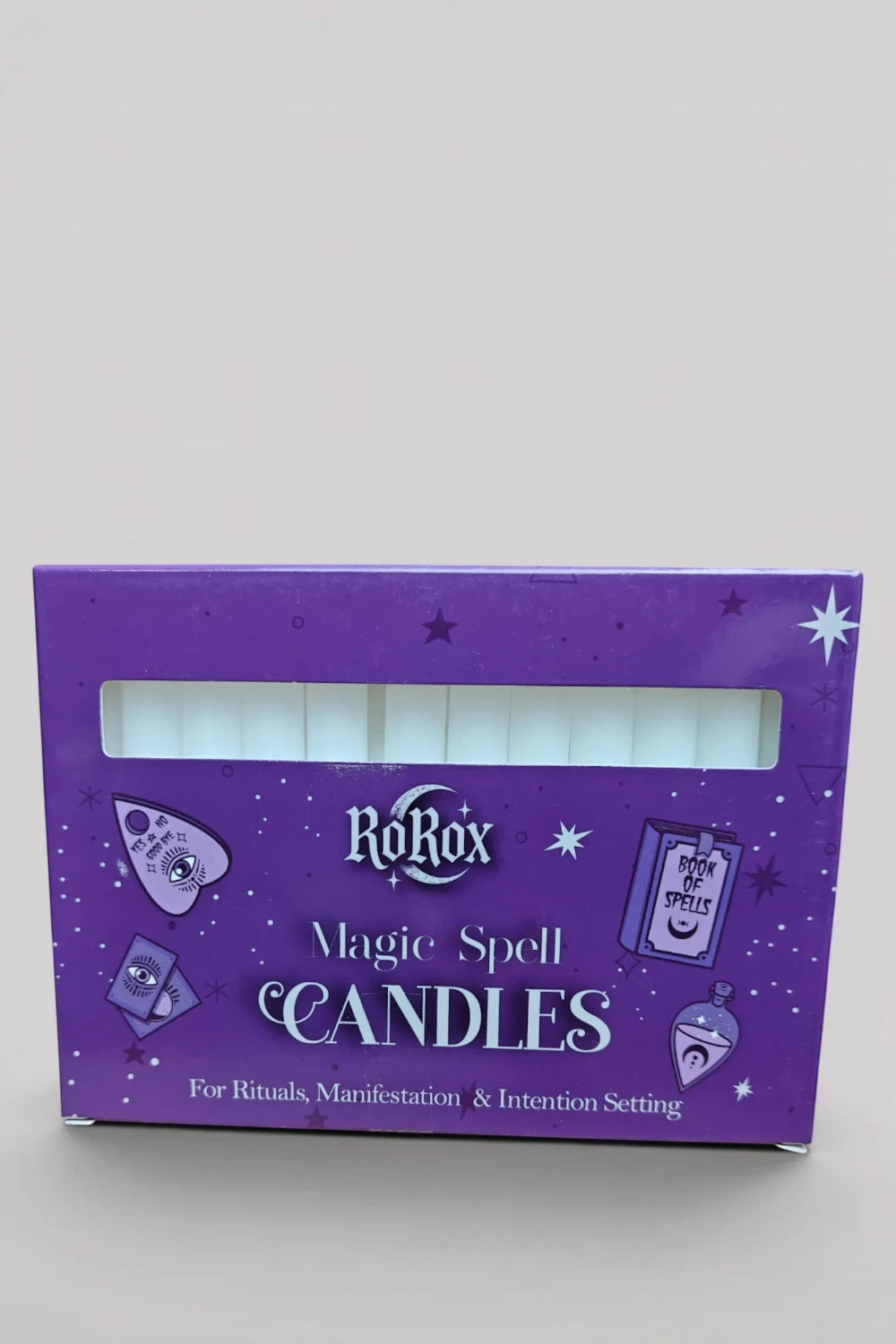 Ro Rox Spell Candles – Box of 12 Altar & Manifestation Candles