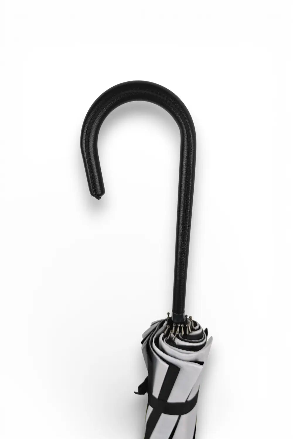 Ro Rox Striped Gothic Parasol - Black White Pagoda Umbrella