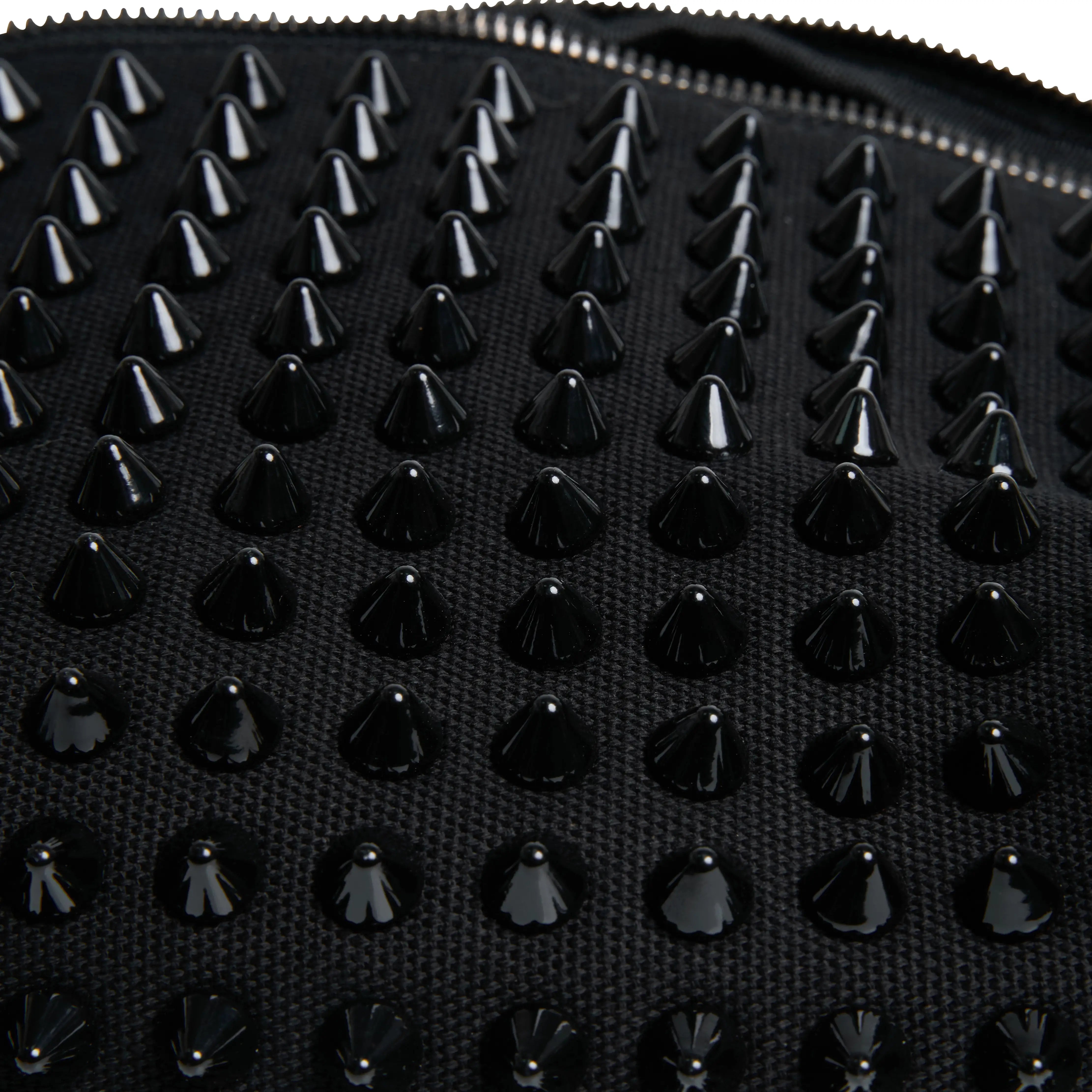Ro Rox Studded Goth Bumbag Black Festival Waist Bag for Gigs