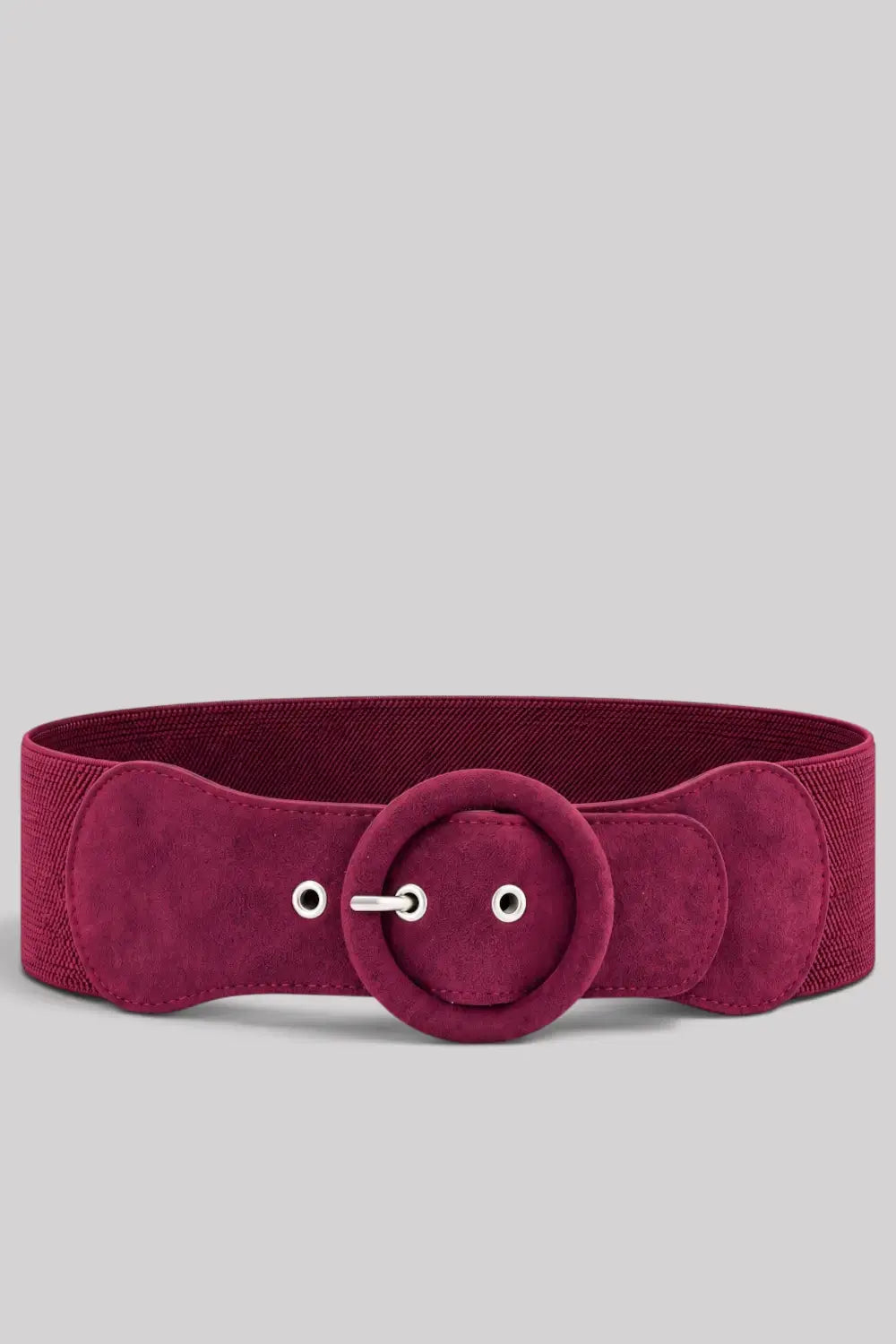 Ro Rox Stretchy Faux Suede Belt – Wide Elasticated Waist Belt