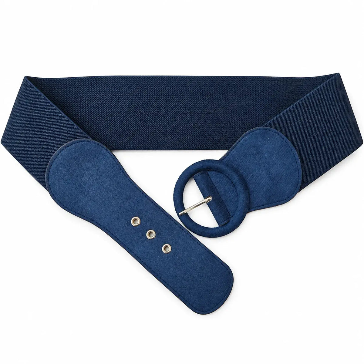 Ro Rox Stretchy Faux Suede Belt – Wide Elasticated Waist Belt