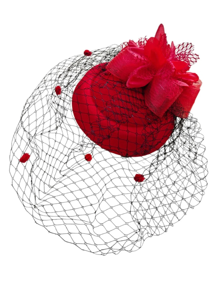 Ro Rox Vintage Fascinator Hat – 1950s Retro Wedding Hairpiece