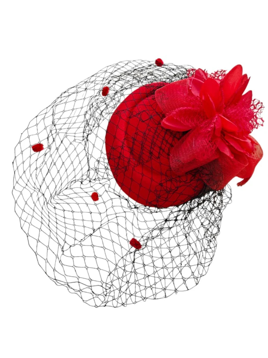 Ro Rox Vintage Fascinator Hat – 1950s Retro Wedding Hairpiece