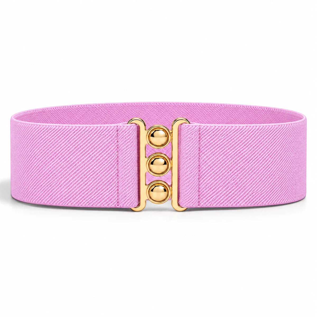 Ro Rox Elasticated Retro Wide Nurse Belt, Gold