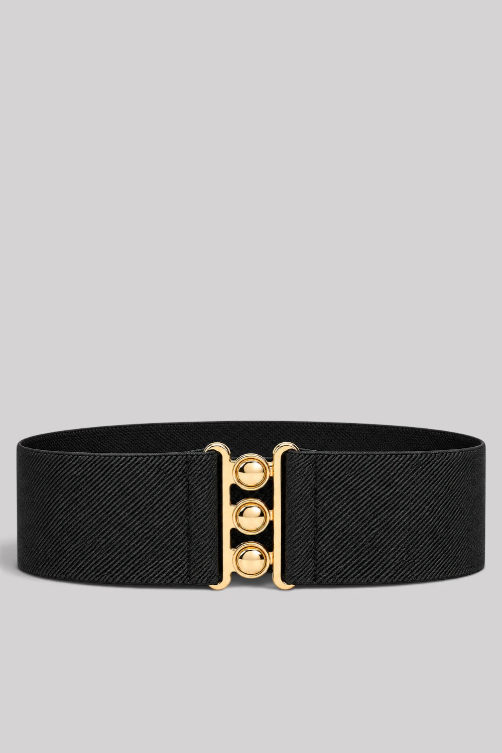 Ro Rox Elasticated Retro Wide Nurse Belt, Gold