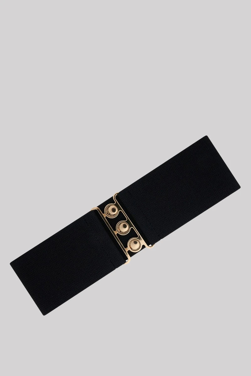 Ro Rox Elasticated Retro Wide Nurse Belt