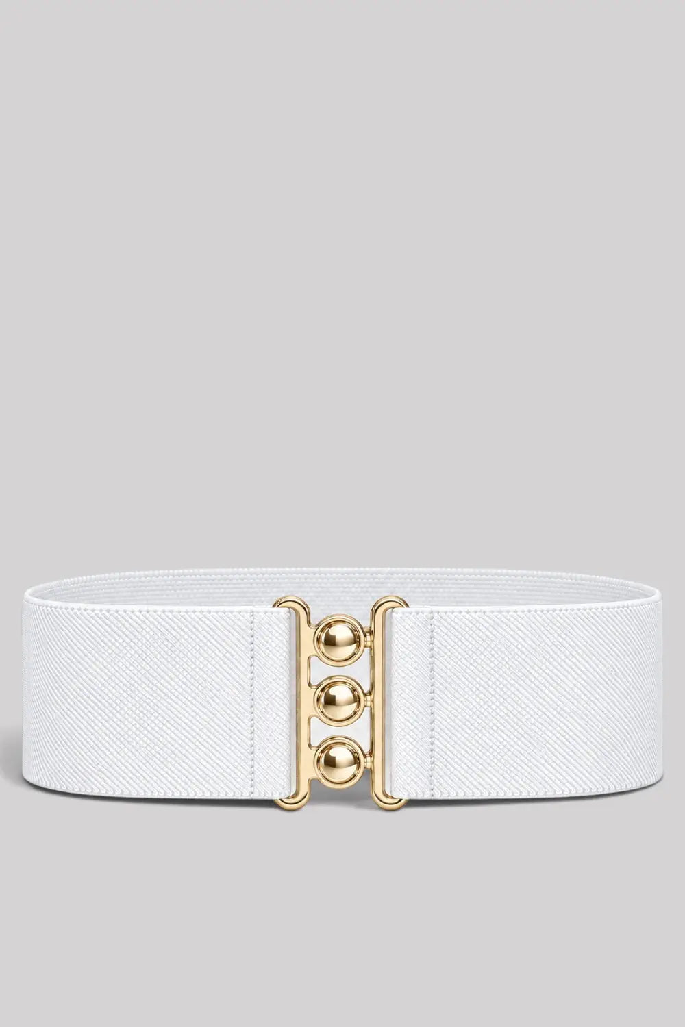 Ro Rox Elasticated Retro Wide Nurse Belt, Gold