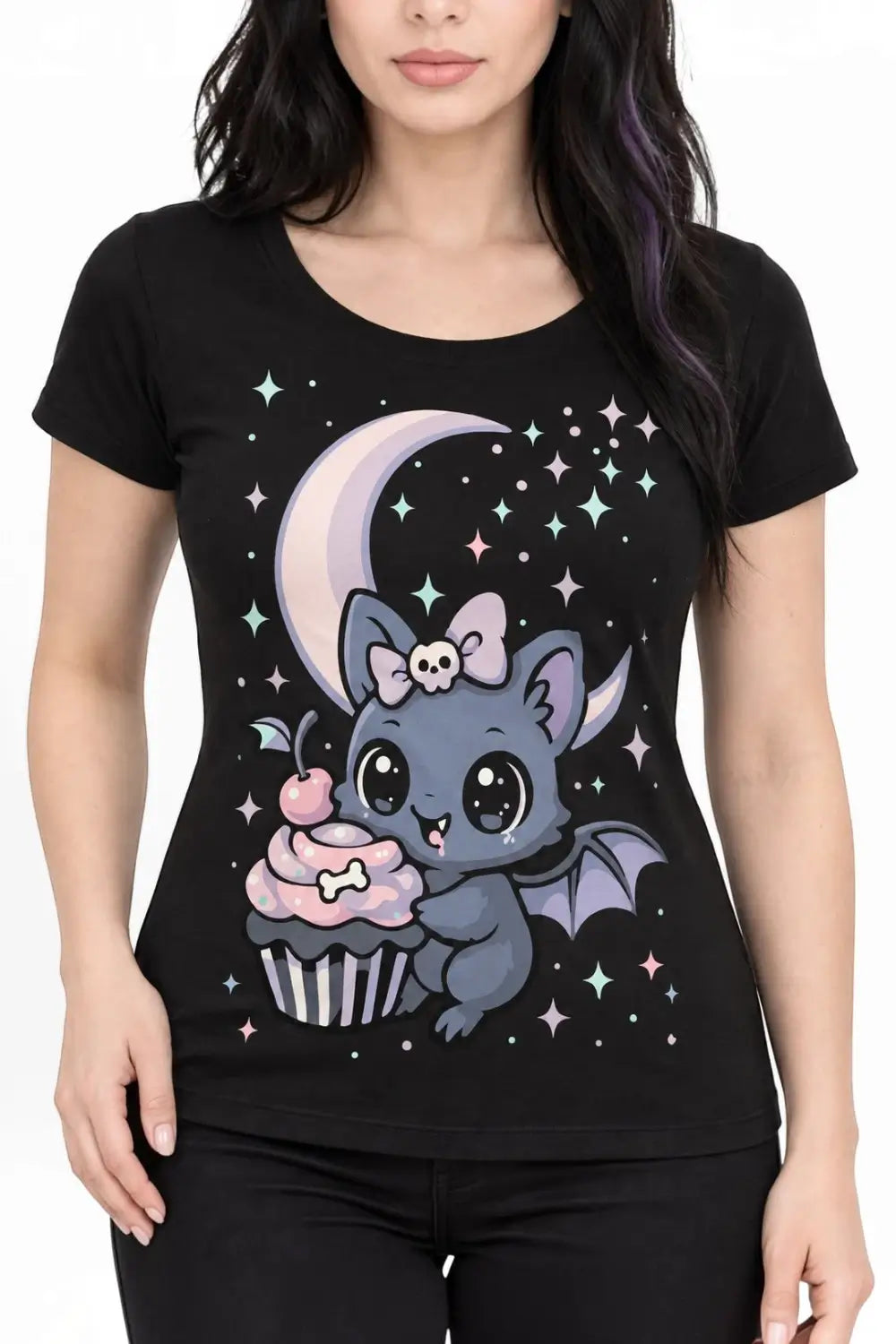 Ro Rox Gothic T-Shirts Women's Alternative Graphic Anime Tees