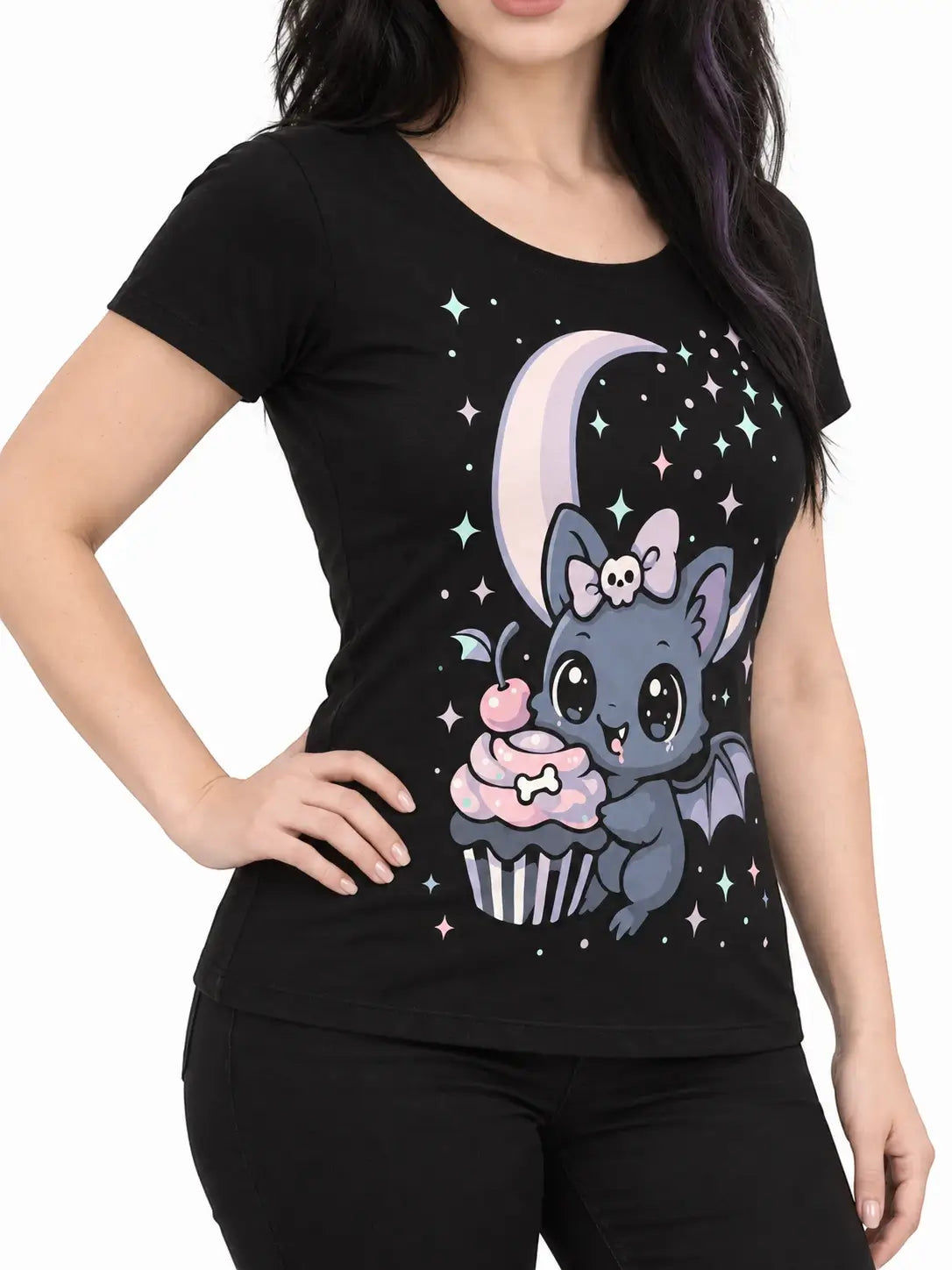 Ro Rox Gothic T-Shirts Women's Alternative Graphic Anime Tees
