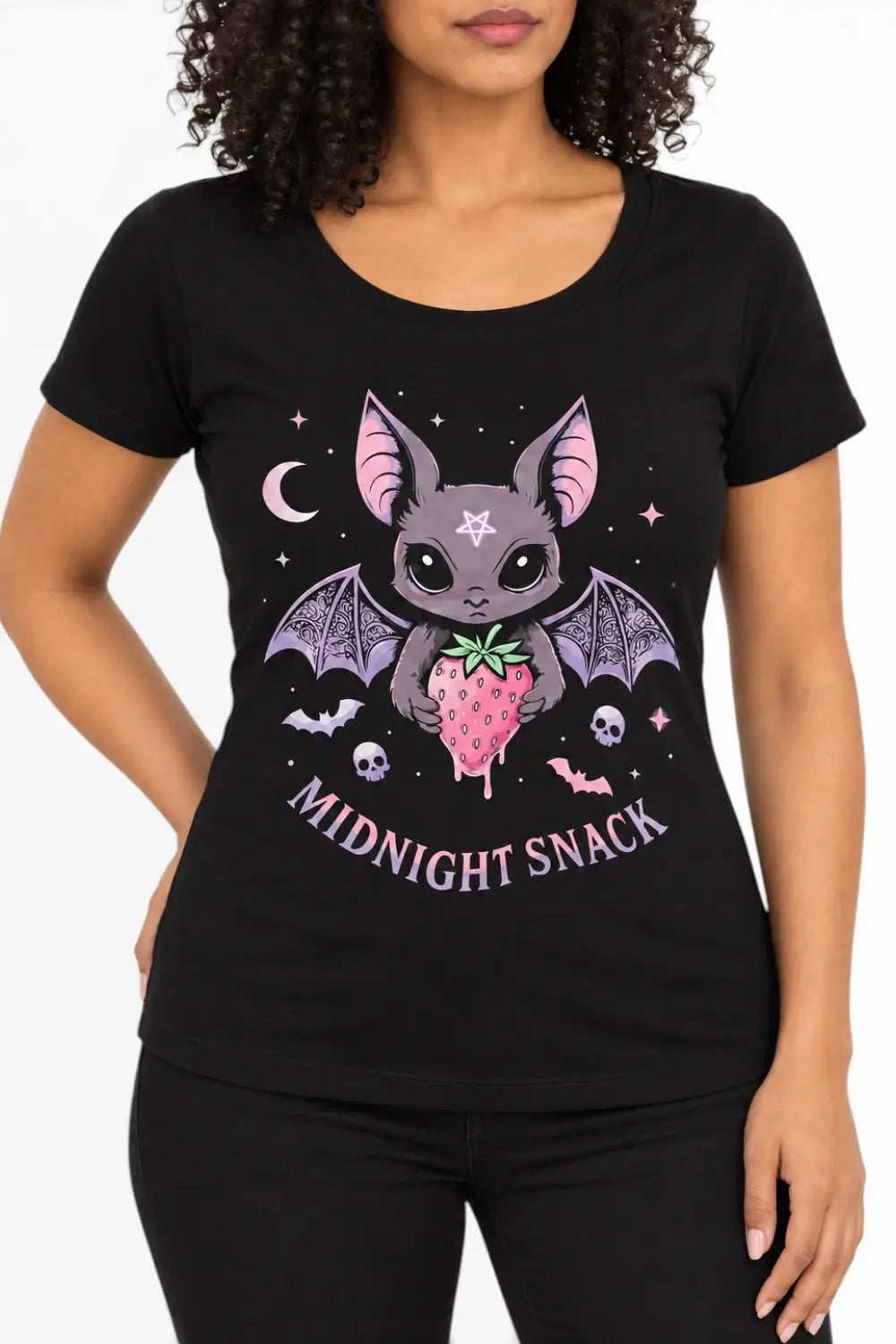 Ro Rox Gothic T-Shirts Women's Alternative Graphic Anime Tees