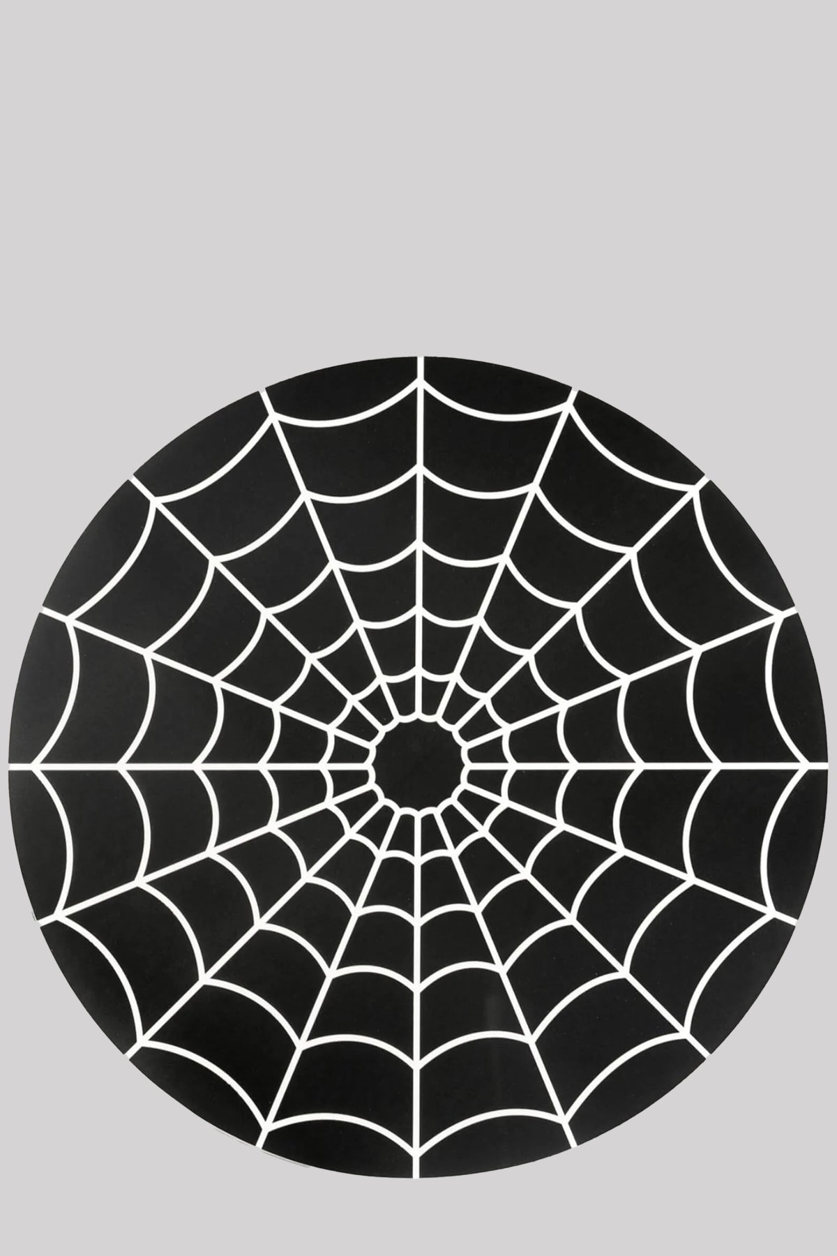 Sourpuss Spiderweb Round Ceramic Trivet Chopping Board