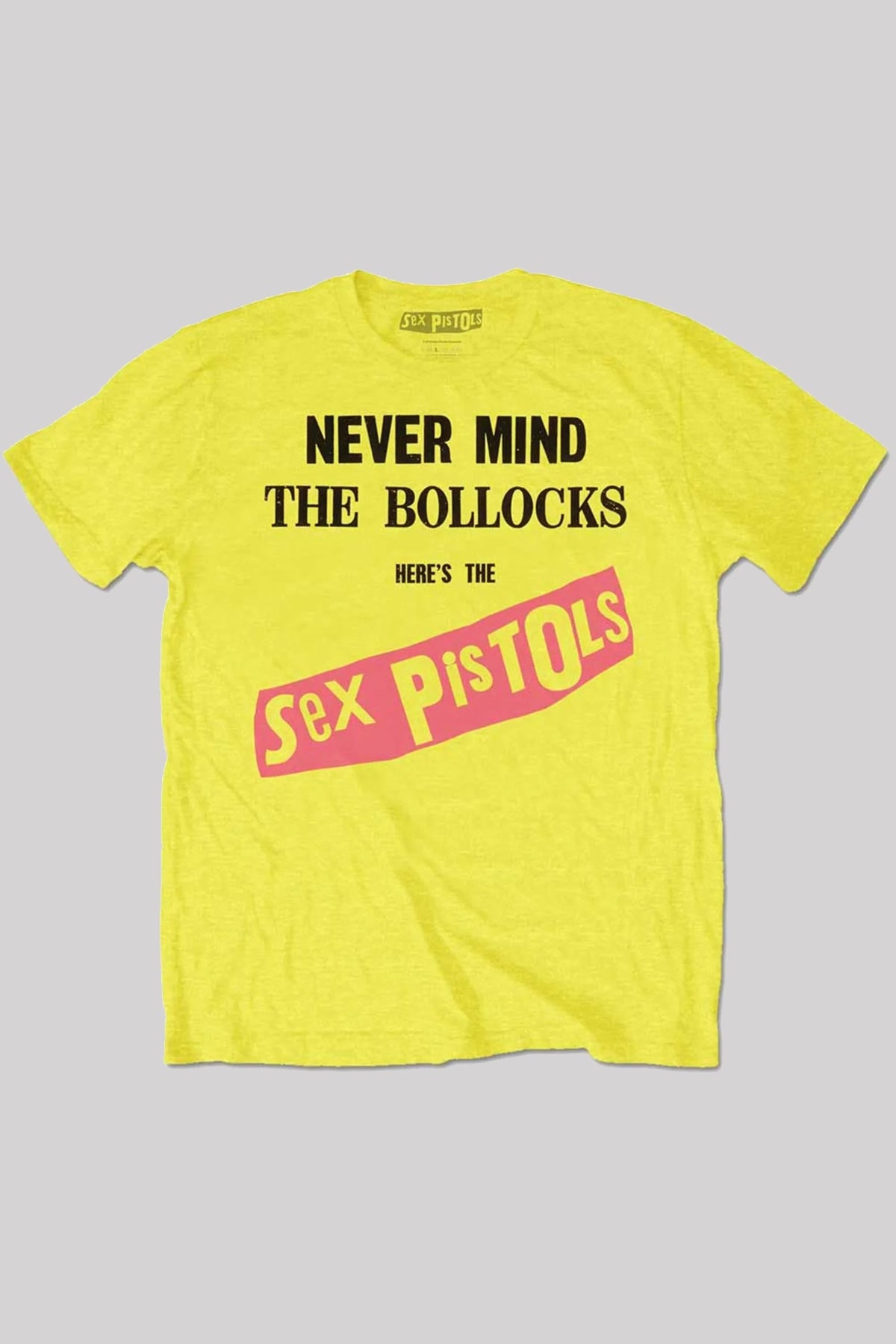 Sex Pistols Never Mind NMTB Yellow T-Shirt