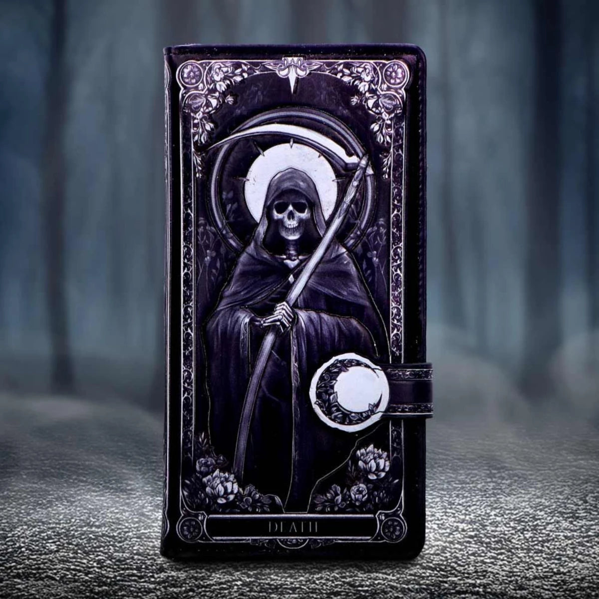 Nemesis Now Skeleton Tarot Embossed Purse Gothic Wallet