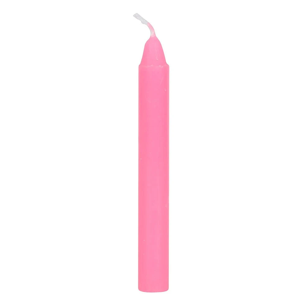 Small Magic Ritual Spell Candles, Set of 12, Multiple Colours