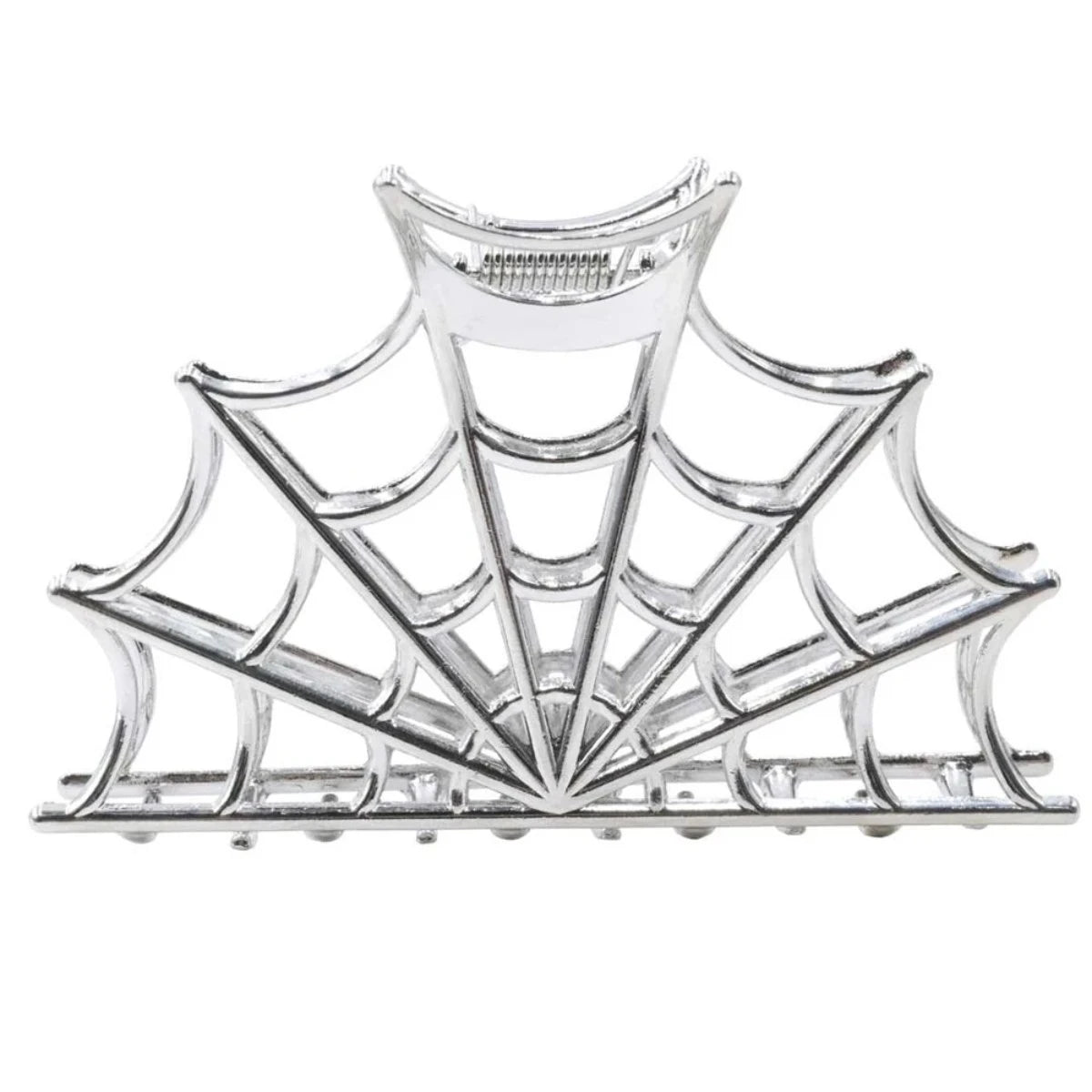 Kreepsville Web Claw Clip - Spider Charm Goth Hair Accessory