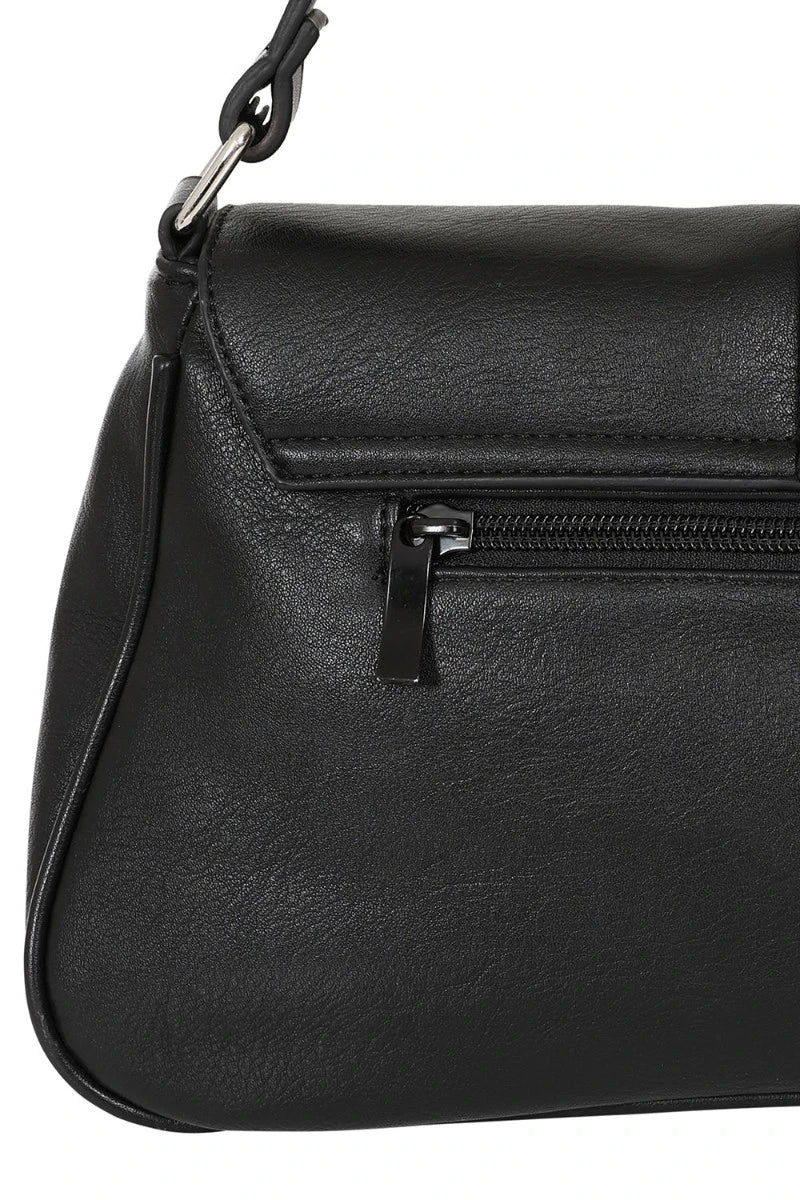 Third Identity Hobo Bag – Peace Patch, Zips & Corset Detail