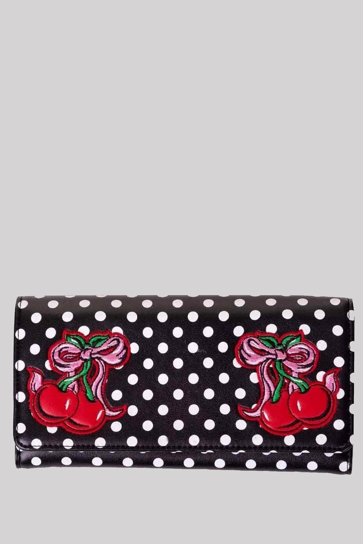 Banned Lucille Polka Cherry Embroidery Wallet
