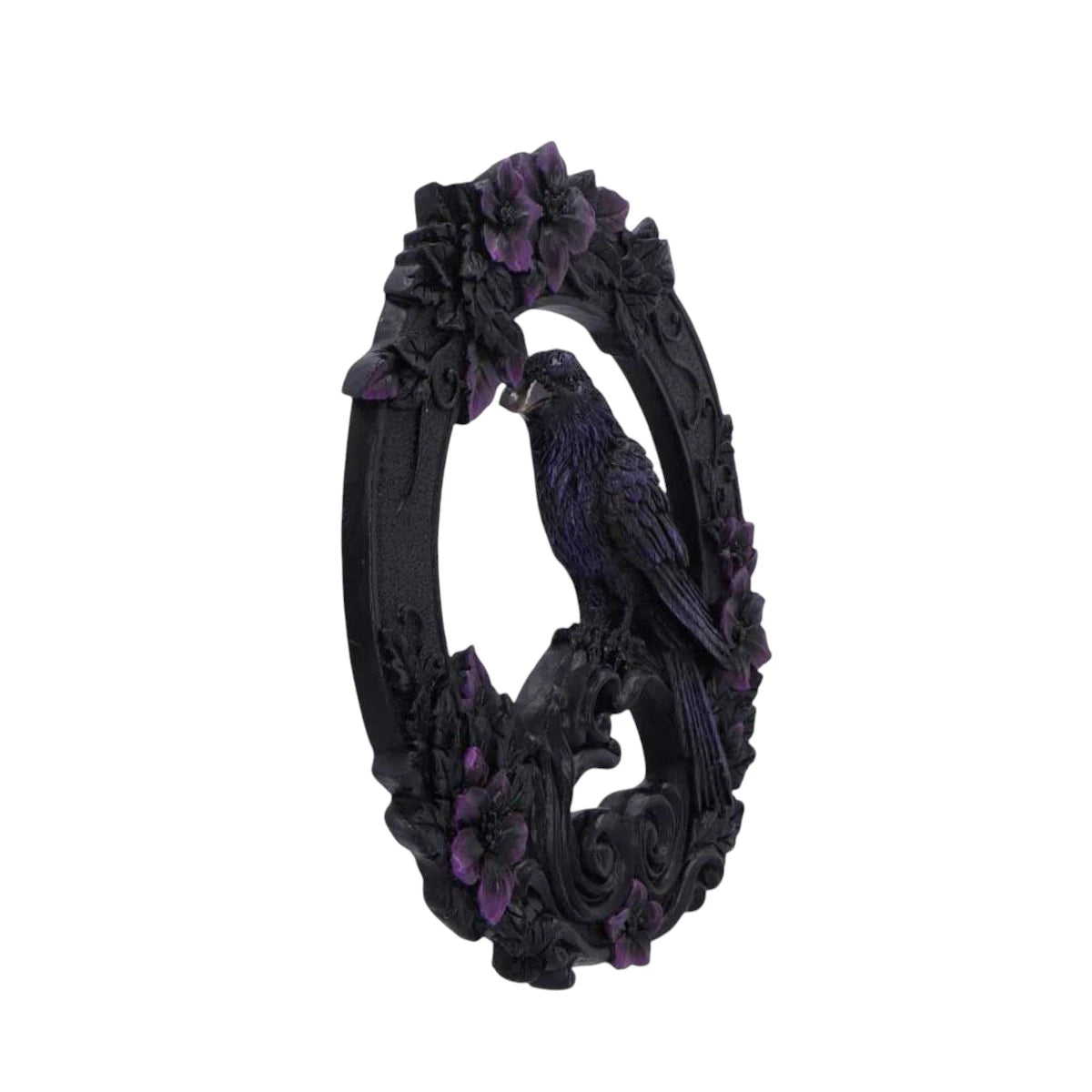 Nemesis Now Wall Hanger Raven Gothic Black and Purple Decor