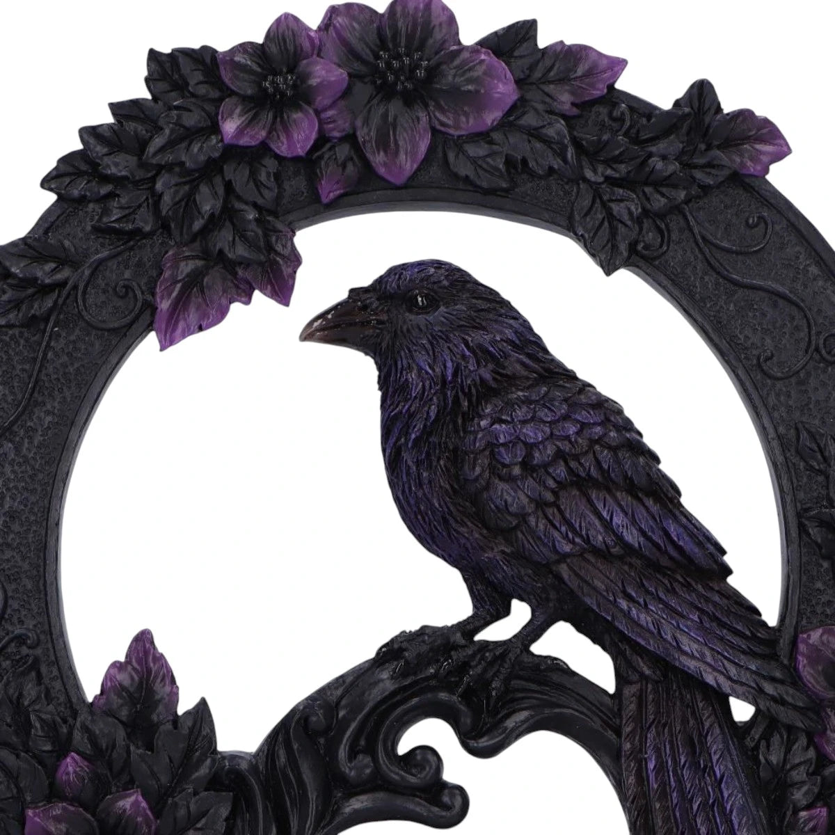 Nemesis Now Wall Hanger Raven Gothic Black and Purple Decor