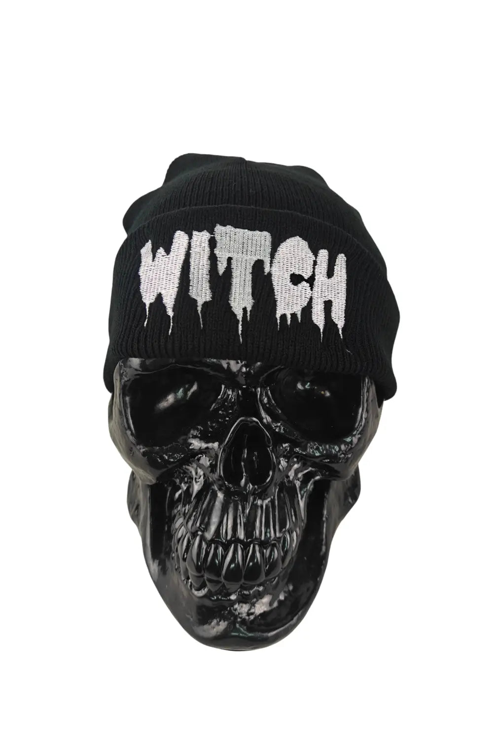 Witch Beanie Knitted Gothic Hat Unisex One Size