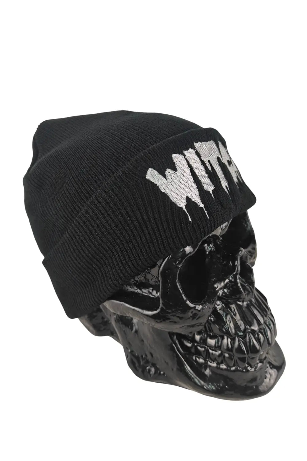 Witch Beanie Knitted Gothic Hat Unisex One Size