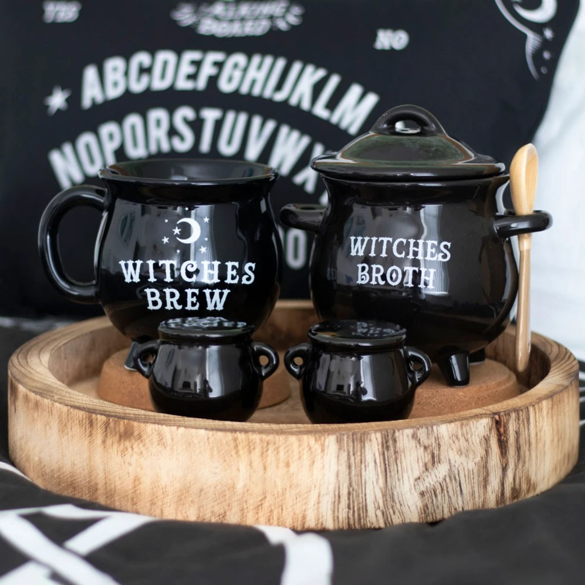 Witches Brew Cauldron Mug – Gothic Witch Coffee Tea Cup Gift