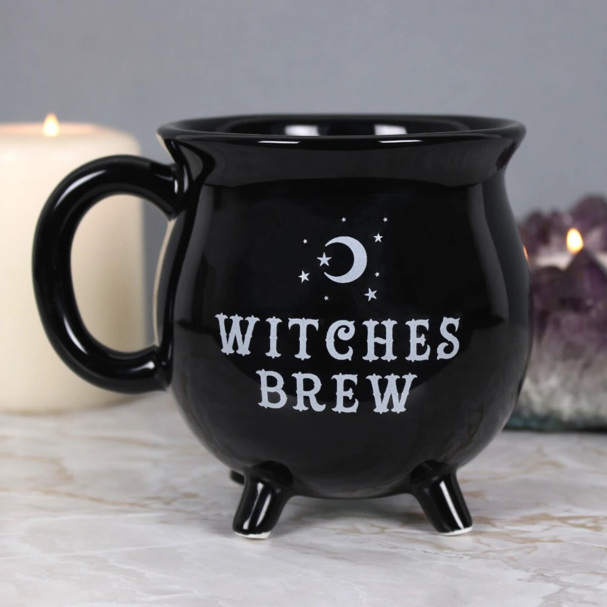 Witches Brew Cauldron Mug – Gothic Witch Coffee Tea Cup Gift