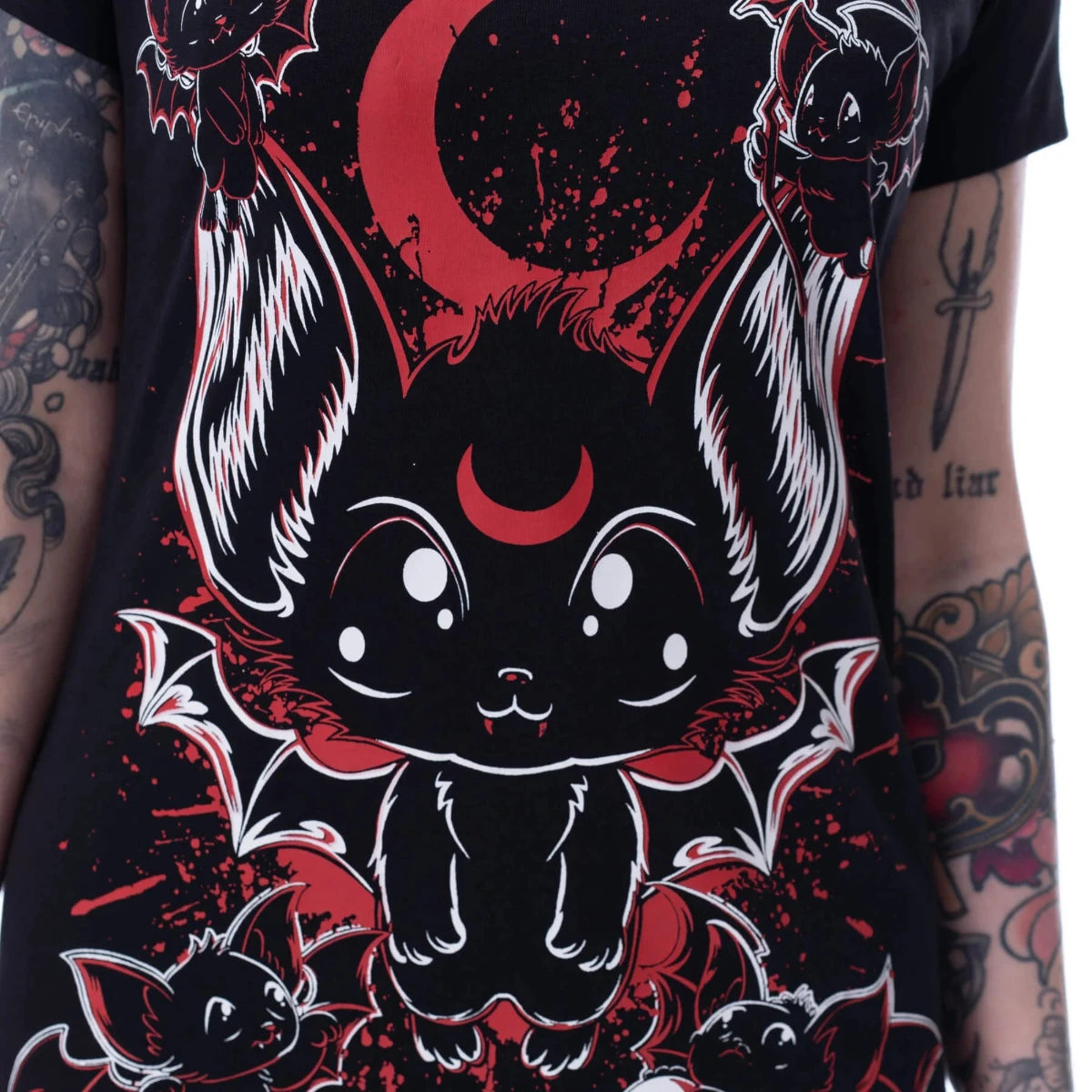 Cupcake Cult T-Shirt Baby Bats Gothic Kawaii Ladies Tee