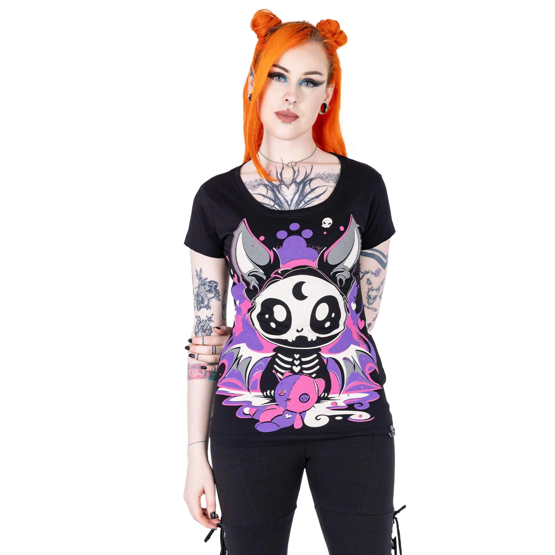 Cupcake Cult Bat Doll T-Shirt - Gothic Fashion - Alternative Top