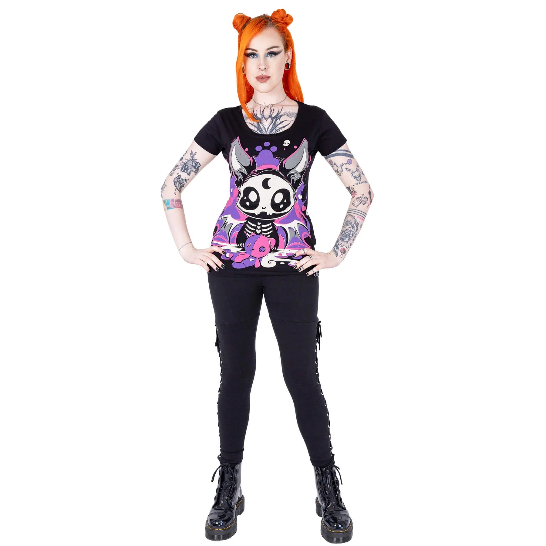 Cupcake Cult Bat Doll T-Shirt - Gothic Fashion - Alternative Top