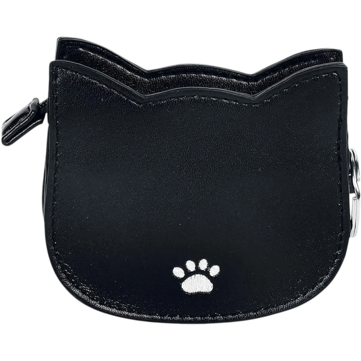 Banned Eye of the Beholder Coin Purse Black Cat Zip Wallet
