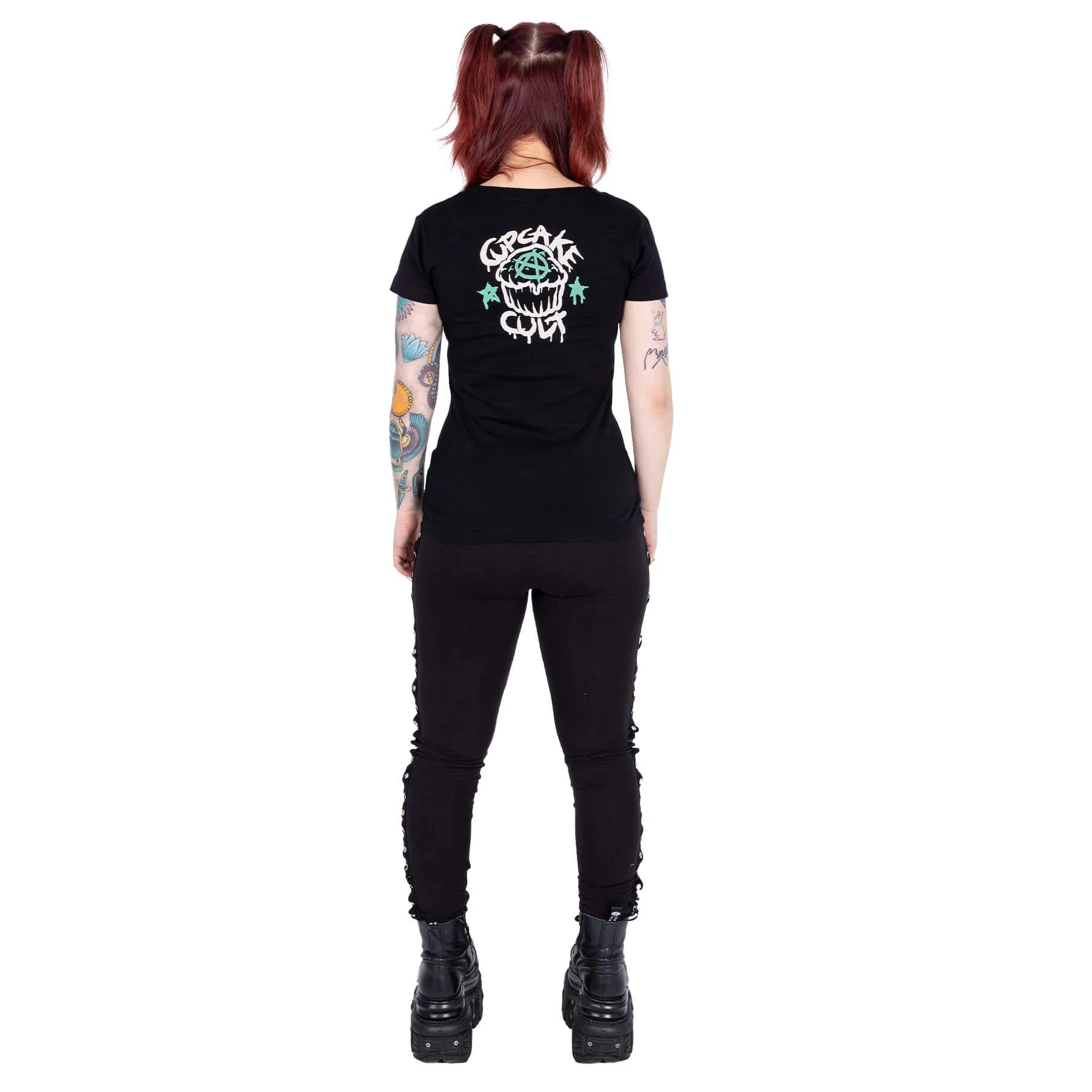 Cupcake Cult Cat Demon Tee - Gothic Fashion - Women's T-Shirt