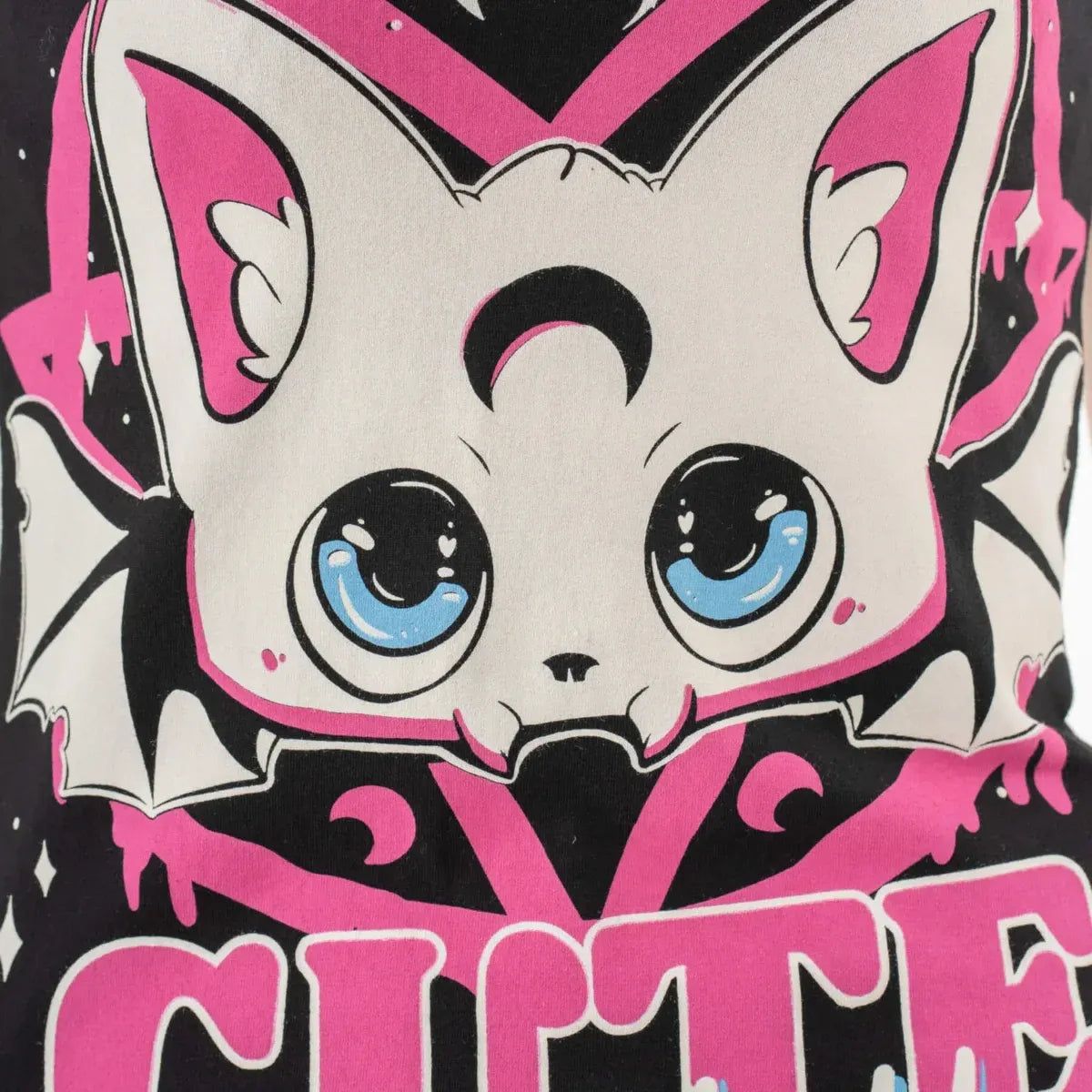 Cupcake Cult Cute As Hell T-Shirt - Gothic Cartoon Design