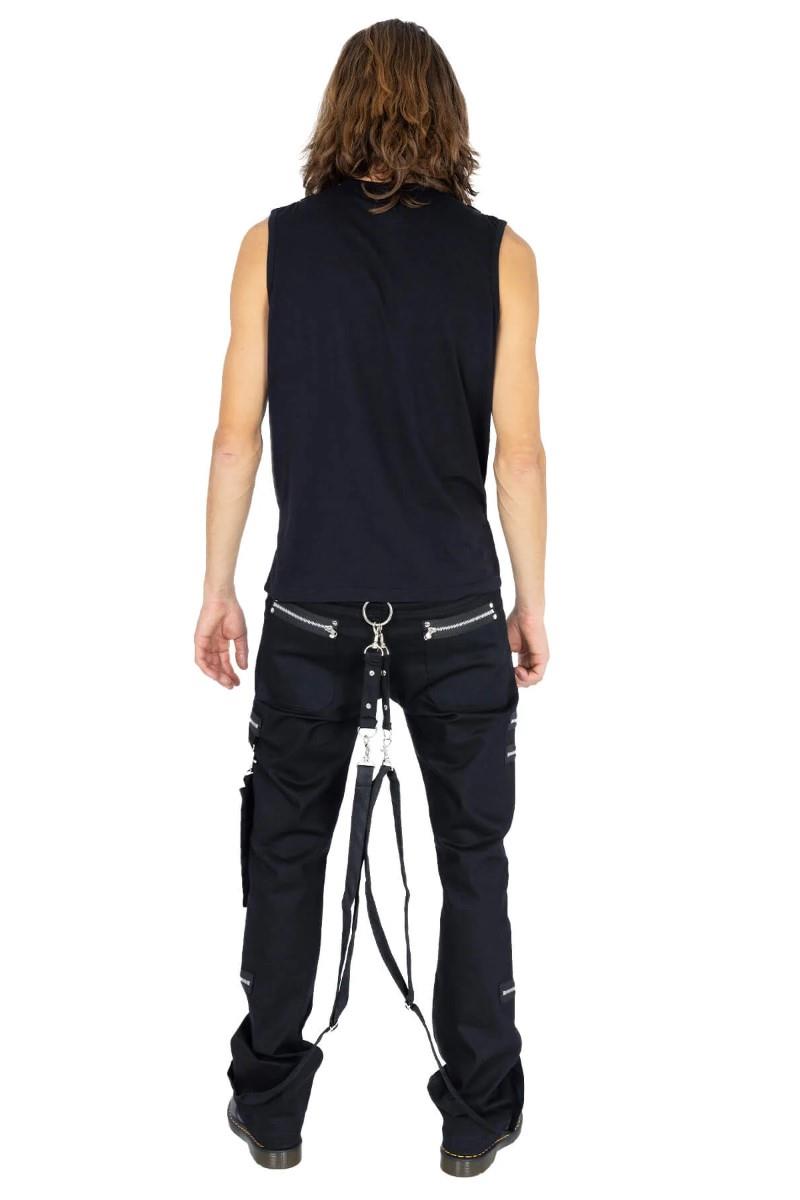 Vixxsin Kanoa Gothic Trousers Punk Harness Strap Men's Pants