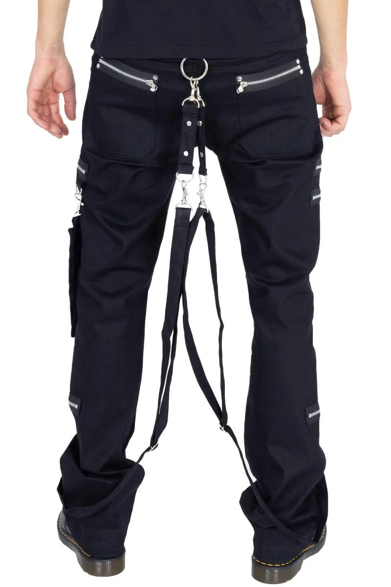 Vixxsin Kanoa Gothic Trousers Punk Harness Strap Men's Pants