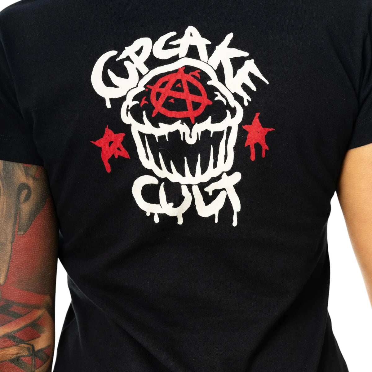 Cupcake Cult T-Shirt - Careful I Bite Gothic Black Tee Top