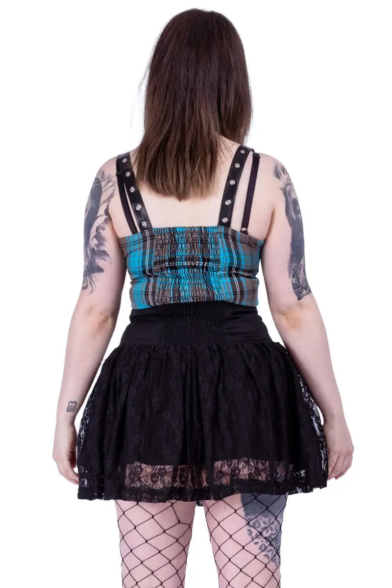 Heartless Niamh Gothic Layered Lace Corset Skirt