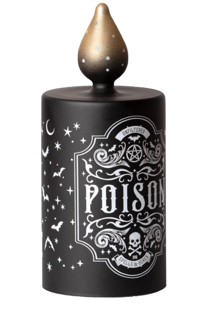 Alchemy England Poison Flame Lamp LED Gothic Bottle Light