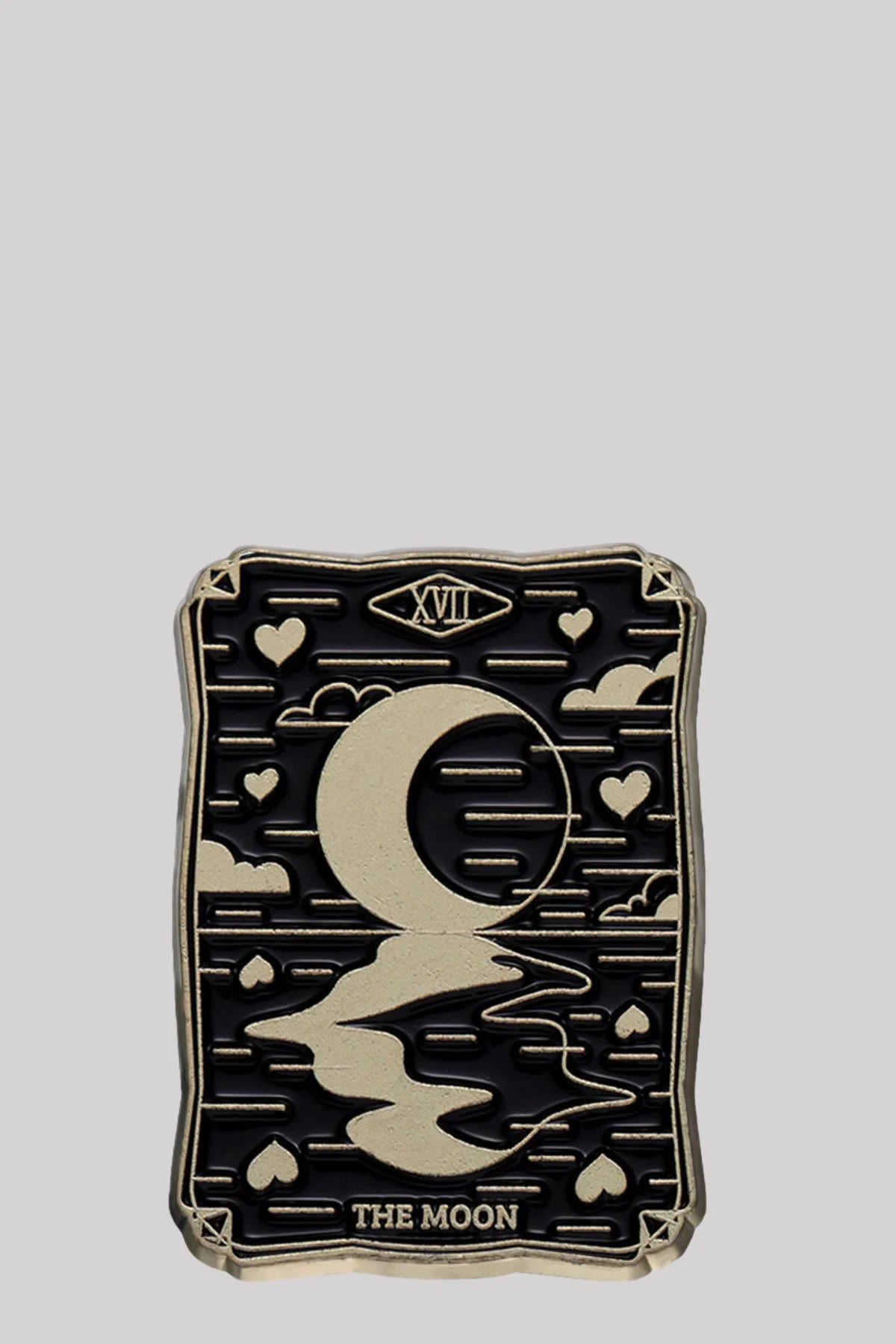 Ro Rox Tarot Card Enamel Rectangular Brooch Pin