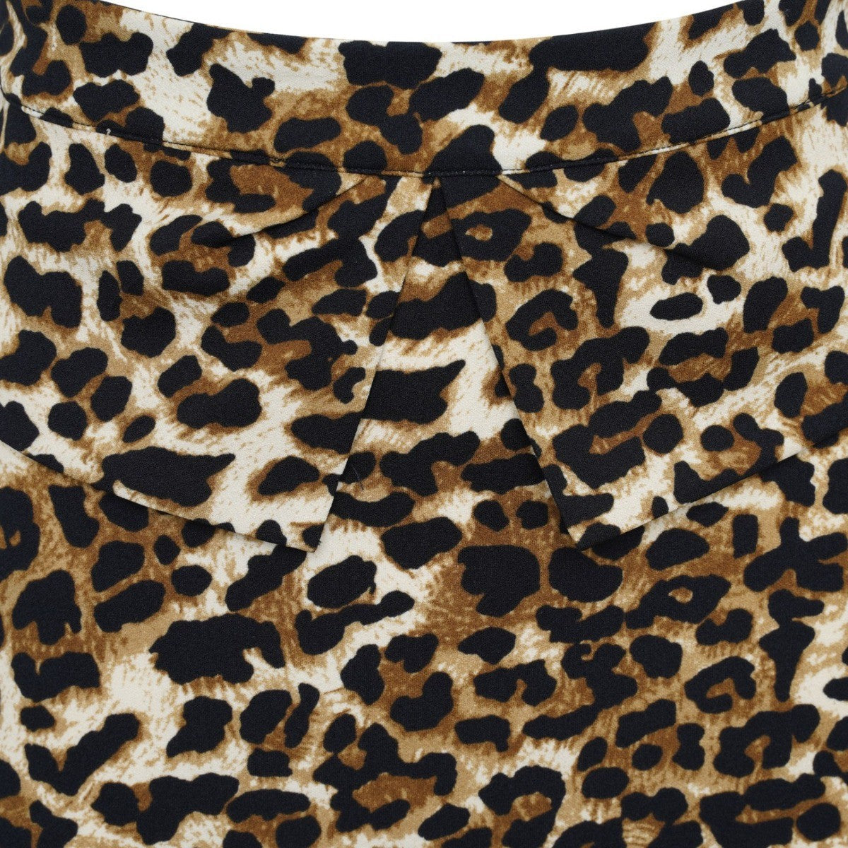 Ro Rox Joan 1950's Retro Vintage Style Pencil Skirt, Leopard