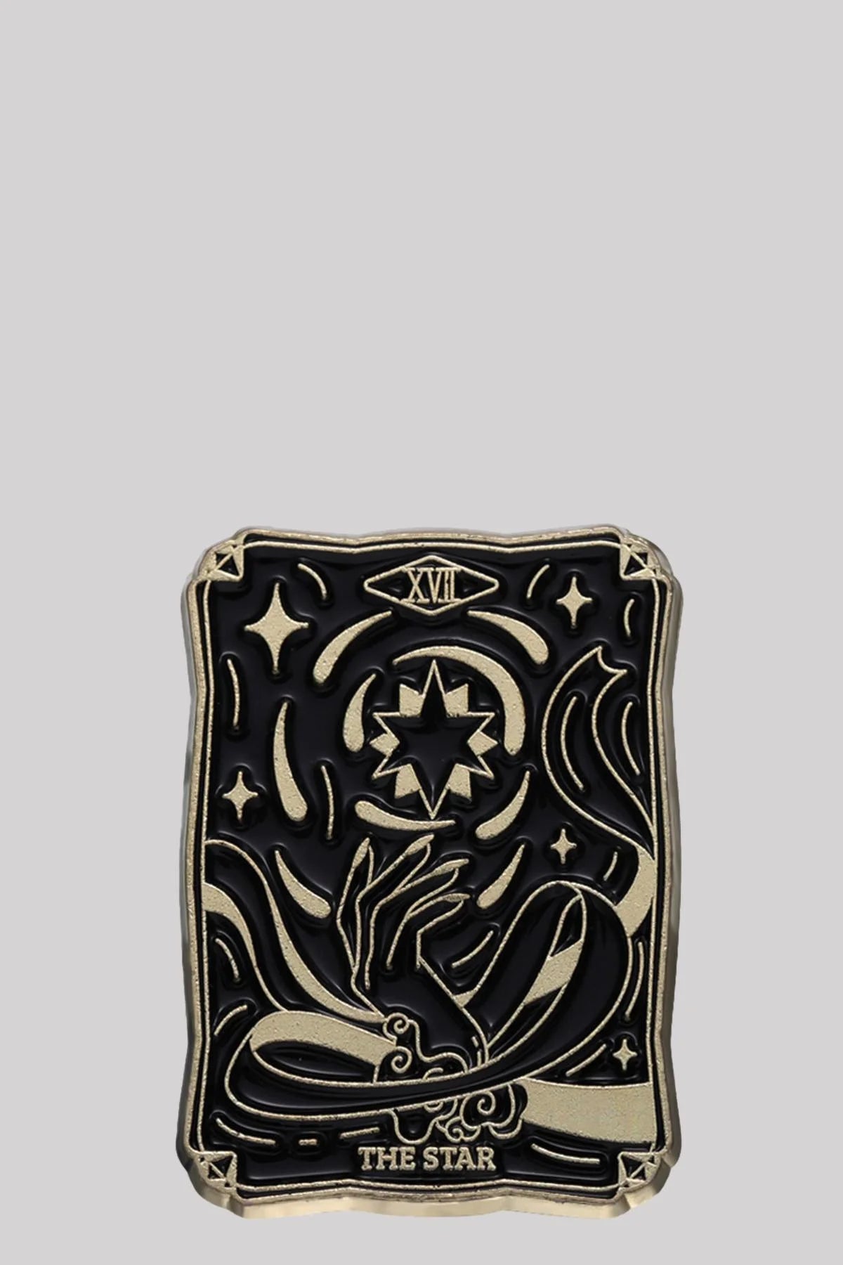 Ro Rox Tarot Card Enamel Rectangular Brooch Pin