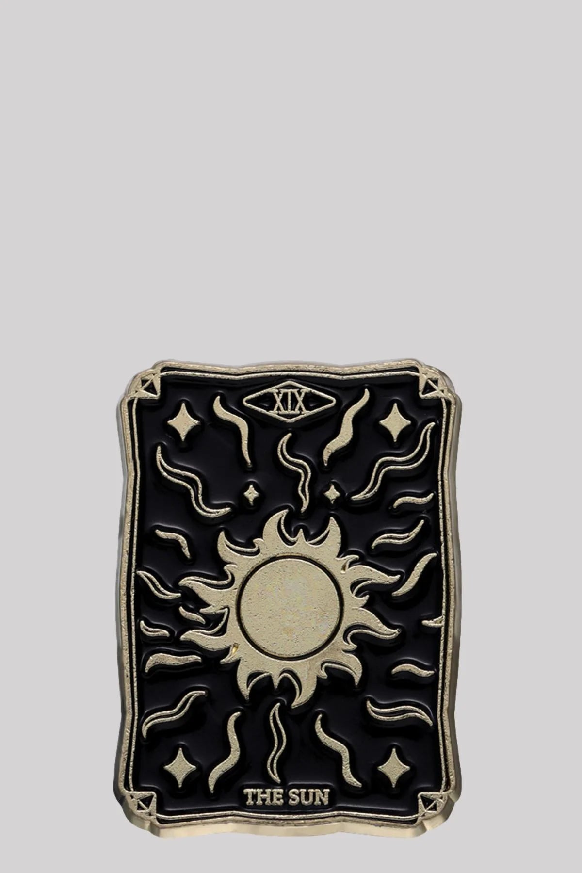 Ro Rox Tarot Card Enamel Rectangular Brooch Pin