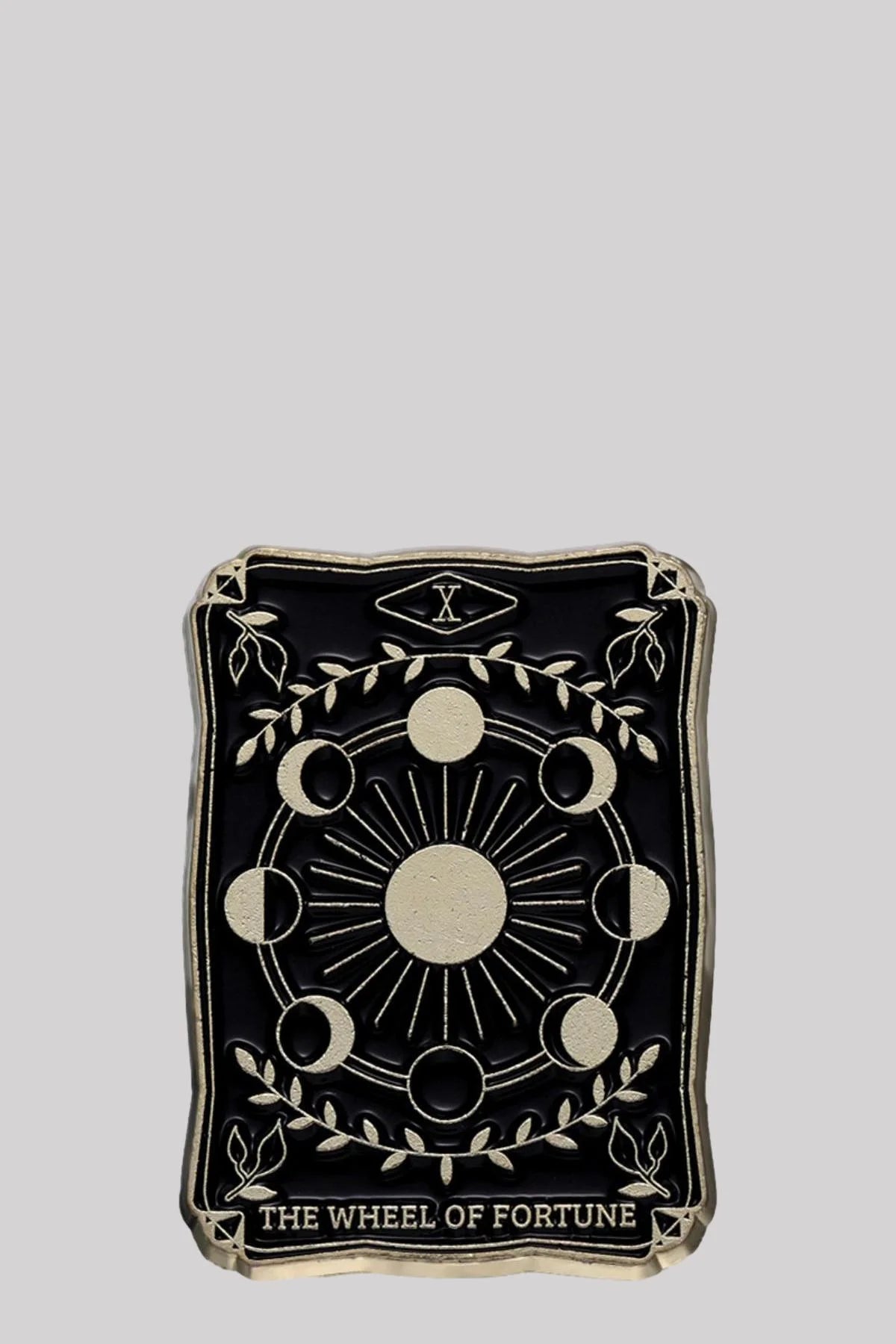 Ro Rox Tarot Card Enamel Rectangular Brooch Pin