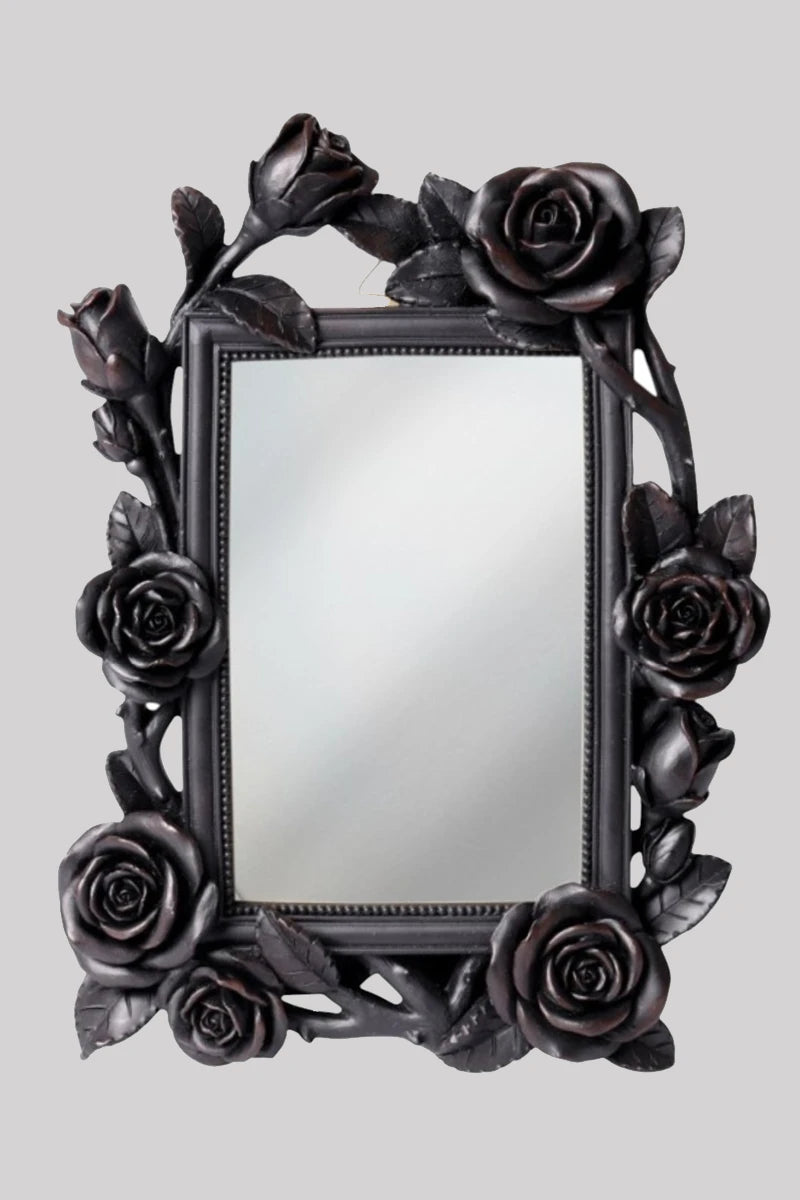 Alchemy England Rose & Vine mirror Gothic Black Wall Décor